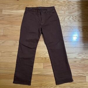 Todd Snyder Men's Brown Slim Fit Khaki Pants, 32